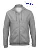  Felpa cappuccio, zip lunga Adulto Unisex B&C felpata con polsi e fondo costina, tascone marsupio etichetta strappabile, tinta unita CWUI25 ID.205 50/50 628BC1A E3Ssport.it Stampa RicamoE3Ssport  E3S