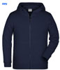 immagine aggiuntiva 15- Felpa Organica Ecosostenibile Bambino Unisex James & Nicholson non felpata sgarzata con cappuccio con zip cerniera lunga e tasche etichetta strappabile Children Zip Hoody JN8026K 628JN1B E3Ssport.it Stampa RicamoE3Ssport  E3S