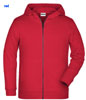 immagine aggiuntiva 19- Felpa Organica Ecosostenibile Bambino Unisex James & Nicholson non felpata sgarzata con cappuccio con zip cerniera lunga e tasche etichetta strappabile Children Zip Hoody JN8026K 628JN1B E3Ssport.it Stampa RicamoE3Ssport  E3S