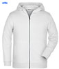 immagine aggiuntiva 23- Felpa Organica Ecosostenibile Bambino Unisex James & Nicholson non felpata sgarzata con cappuccio con zip cerniera lunga e tasche etichetta strappabile Children Zip Hoody JN8026K 628JN1B E3Ssport.it Stampa RicamoE3Ssport  E3S