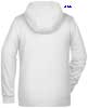  Felpa Organica Ecosostenibile Donna Daiber non felpata sgarzata con cappuccio con zip cerniera lunga e tasche etichetta strappabile, tinta unita JN8025 Ladies Zip Hoody 628JN1D E3Ssport.it Stampa RicamoE3Ssport  E3S