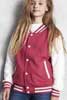  Felpa collo alto, bottoni pressione Bambino AWDis felpata con polsi e fondo costina, tasche laterali con inserti, etichetta removibile JH043J Kids Varsity Jacket 629AW1B E3Ssport.it Stampa RicamoE3Ssport  E3S