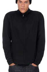 Felpa zip lunga manica lunga felpata B&C CWUI26 ID.206 50/50 uomo unisex 629BC1A