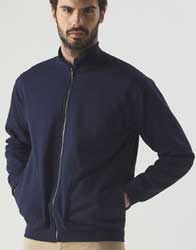 Felpa riciclata Black Spider BS317 Explorer zip lunga uomo unisex 629BS3A