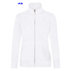 immagine aggiuntiva 3- Felpa collo alto, zip lunga Donna Fruit of the Loom felpata con polsi e fondo costina, tascone marsupio tinta unita Ladies Premium Sweat Jacket 621160 629FL1D E3Ssport.it Stampa RicamoE3Ssport  E3S