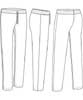  Pantalone sportivo in felpa Donna Valento felpato, fondo diritto Meadow PAVAMEA 630VA4D E3Ssport.it Stampa RicamoE3Ssport  E3S