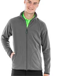  micro Pile riciclato ecosostenibile maniche lunghe Adulto Unisex Result zip cerniera lunga, con tasche tinta unita R907X Recycled Microfleece Jacket 631RT1A E3Ssport.it Stampa RicamoE3Ssport  E3S