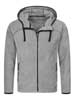  Pile maniche lunghe Uomo  Stedman zip cerniera lunga, cappuccio, tasche, fondo regolabile, polsi con elastico con inserti Active Power Fleece Jacket 631SD3A E3Ssport.it Stampa RicamoE3Ssport  E3S