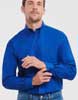  camicia manica lunga Uomo  Russel con taschino, button-down tinta unita 932M Mens Long Sleeve Easy Care Oxford Shirt 640JZ8A E3Ssport.it Stampa RicamoE3Ssport  E3S