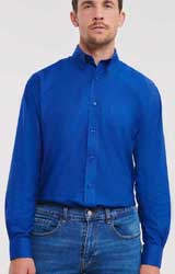  camicia manica lunga Uomo  Jerzees Russel con taschino/i R-932M-0 oxford 640JZ8A E3Ssport.it Stampa RicamoE3Ssport  E3S