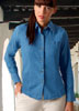 Camicia donna denim jeans taschino Valento Panter CSVADML adulto 640VA2D E3Ssport  E3S