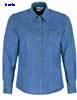  Camicia manica lunga cotone Donna Valento con taschino tinta unita Panter CSVADML 640VA2D E3Ssport.it Stampa RicamoE3Ssport  E3S
