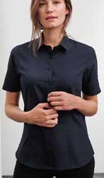 Camicia donna manica corta mista JN JN679 Ladies Shirt Shorsleeve adulto 641JN1D