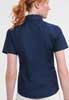  camicia manica corta Donna Russel senza taschino, aderente tinta unita 933F Ladies Short Sleeve Easy Care Oxford Shirt 641JZ8D E3Ssport.it Stampa RicamoE3Ssport  E3S