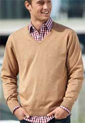  Maglia pullover, scollo V Uomo  Daiber maniche lunghe tinta unita JN659 Mens V-Neck Pullover 651JN1A E3Ssport.it Stampa RicamoE3Ssport  E3S