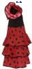  Vestito abitino smanicato Bambina Valento scollo V con gonna con voulant bicolore Buleria VEVABUL 668VA6F E3Ssport.it Stampa RicamoE3Ssport  E3S
