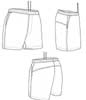  Bermuda pantaloncino tecnico microfibra Adulto Unisex Valento con tasche, elastico in vita tinta unita Drive PAVADRV 671VA10A E3Ssport.it Stampa RicamoE3Ssport  E3S