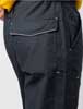  Pantalone lavoro leggero elasticizzato Rip-Stop Adulto Unisex Black Spider con tasche, tasconi, passanti, elastico in vita tinta unita, etichetta strappabile BS414 Grip 672BS3A E3Ssport.it Stampa RicamoE3Ssport  E3S