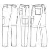  Pantaloni trekking leggeri rip-stop Adulto Unisex Valento con tasche tasconi zip ginocchia mimetico Birdman PAVABIR Woodman PAVAWOO 672VA14A E3Ssport.it Stampa RicamoE3Ssport  E3S