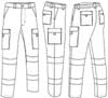 immagine aggiuntiva 1- Pantalone lavoro pesante misto Adulto Unisex Valento con tasche, tasconi, passanti, elastico in vita bande catarinfrangenti riflettenti alta visibità Factory PAVAFAC 672VA28A E3Ssport.it Stampa RicamoE3Ssport  E3S