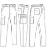  Pantalone lavoro pesante misto Adulto Unisex Valento con tasche, tasconi, passanti, elastico in vita tinta unita Roble PAVAROB 672VA2A E3Ssport.it Stampa RicamoE3Ssport  E3S