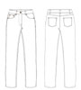 &nbsp;Pantaloni jeans lavati elasticizzati&nbsp;Donna&nbsp;Valento&nbsp;con tasche, taschino, passanti&nbsp;tinta unita&nbsp;Isabel PAVAISA&nbsp;672VA42D&nbsp;E3Ssport.it Stampa RicamoE3Ssport  E3S