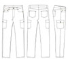 &nbsp;Pantaloni jeans lavati elasticizzati&nbsp;Adulto Unisex&nbsp;Valento&nbsp;con tasche, taschino, tasconi laterali, passanti&nbsp;tinta unita&nbsp;Cleveland PAVACLE&nbsp;672VA43A&nbsp;E3Ssport.it Stampa RicamoE3Ssport  E3S