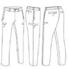  Pantaloni SoftShell triplo strato impermeabili elasticizzati interno pile Adulto Unisex Valento con tasche, tasconi, passanti, elastico in vita tinta unita Rugo PAVARUG 672VA6A E3Ssport.it Stampa RicamoE3Ssport  E3S