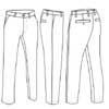  Pantalone elegante leggero misto Adulto Unisex Valento con tasche, passanti cintura tinta unita Alexander PAVAALE 672VA8A E3Ssport.it Stampa RicamoE3Ssport  E3S