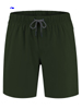 immagine aggiuntiva 6- Costume da bagno bermuda in poliestere riciclato Uomo  Black Spider con tasca e elastico in vita con cordoncino tinta unita con colori fluo BS450 Recycled beachwear shorts 679BS1A E3Ssport.it Stampa RicamoE3Ssport  E3S