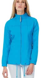  Giacca leggera, antipioggia, antivento Donna B&C con cappuccio, con tasche con astuccio custodia CJW902 Sirocco Women 720BC1D E3Ssport.it Stampa RicamoE3Ssport  E3S