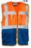  Giacca gilet smanicato, Alta visibilità Adulto Unisex Sottozero zip cerniera lunga, con tasche con inserti e bande catarinfrangenti riflettenti alta visibilità 7085 Gilet Laser 723SZ2A E3Ssport.it Stampa RicamoE3Ssport  E3S