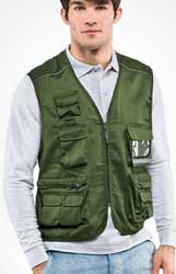 giubbino gilet multitasche gilet SottoZero uomo unisex 723SZ3A