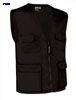 immagine aggiuntiva 5- Giacca gilet leggero Adulto Unisex Valento multitasche, interno rete con zip posteriore per personalizzazione, tinta unita Hardware CHVAHAR 723VA2A E3Ssport.it Stampa RicamoE3Ssport  E3S