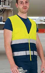 Gilet giacca multitasche rete Valento Lisburn CHVALIS adulto smanicato 723VA2A