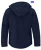  Giacca tecnica softshell 3 strati impermeabile antivento interno pile Uomo  B&C con cappuccio, tasche, taschino, polsi con velcro tinta unita CJM950 Hooded Softshell Men 724BC1A E3Ssport.it Stampa RicamoE3Ssport  E3S