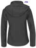  Giacca tecnica softshell 3 strati impermeabile antivento interno pile Donna B&C con cappuccio, tasche, taschino, polsi con velcro tinta unita CJW937 Hooded Softshell Women 724BC1D E3Ssport.it Stampa RicamoE3Ssport  E3S