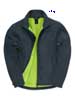  Giacca tecnica softshell 2 strati impermeabile antivento interno pile Uomo  B&C con tasche, taschino, polsi con velcro con inserti CJUI62 ID701 724BC5A E3Ssport.it Stampa RicamoE3Ssport  E3S