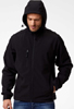 Giacca softshell cappuccio Black Spider BS552 Hooded softshell 724BS1A E3Ssport  E3S
