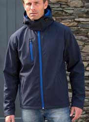 Giacca soft shell RT uomo cappuccio unisex 724RT1A