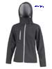 immagine aggiuntiva 2- Giacca tecnica Soft Shell Donna Result con cappuccio, con tasche R230F 724RT1D E3Ssport.it Stampa RicamoE3Ssport  E3S