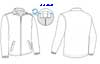  Giacca reversibile impermeabile interno pile Adulto Unisex Valento con tasche bicolore Glasgow CHVAGLW 724VA1A E3Ssport.it Stampa RicamoE3Ssport  E3S