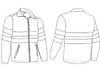  Giacca tecnica softshell 3 strati impermeabile antivento interno pile AV Adulto Unisex Valento zip cerniera lunga, con tasche bande catarinfrangenti riflettenti alta visibità Storm CQVASTO 724VA4A E3Ssport.it Stampa RicamoE3Ssport  E3S
