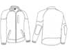  Giacca tecnica softshell 3 strati impermeabile antivento interno pile Adulto Unisex Valento con tasche, taschino, polsi con elastico, toppe rinforzi rip-stop con inserti Caledonia CQVACAL 724VA7A E3Ssport.it Stampa RicamoE3Ssport  E3S