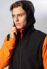  Giacca gilet tecnica softshell 3 strati ecosostenibile riciclata Adulto Unisex Black Spider senza maniche, impermeabile, interno pile, con cappuccio etichetta strappabile, tinta unita BS556 Rainy S/L 725BS1A E3Ssport.it Stampa RicamoE3Ssport  E3S