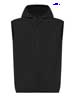  Giacca gilet tecnica softshell 3 strati ecosostenibile riciclata Adulto Unisex Black Spider senza maniche, impermeabile, interno pile, con cappuccio etichetta strappabile, tinta unita BS556 Rainy S/L 725BS1A E3Ssport.it Stampa RicamoE3Ssport  E3S