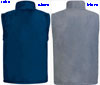  Giacca gilet smanicato reversibile impermeabile interno pile Adulto Unisex Valento con tasche bicolore Aspen CHVAASP 727VA1A E3Ssport.it Stampa RicamoE3Ssport  E3S