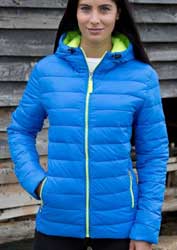 Piumino cappuccio leggero imbottito Result donna 746RT2D