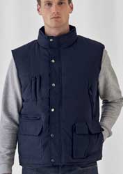  Giacca imbottita Uomo  B&C senza maniche, impermeabile BODYWARMER EXPLORER JU880 748BC3A E3Ssport.it Stampa RicamoE3Ssport  E3S