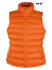  Giacca imbottita trapuntata Donna Result senza maniche, impermeabile, leggero, zip lunga, con tasche etichetta strappabile, tinta unita R193F Womens Ice Bird Padded Gilet 748RT1D E3Ssport.it Stampa RicamoE3Ssport  E3S